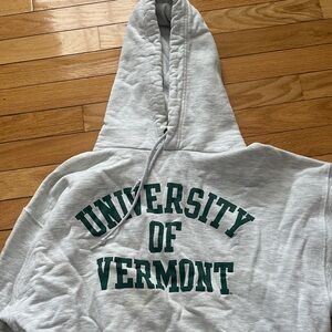Gray University of Vermont Hoodie
